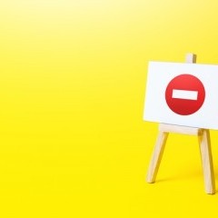 2024-03-25_Easel_with_no_entry_symbol_on_yellow,_claim_denial.jpg