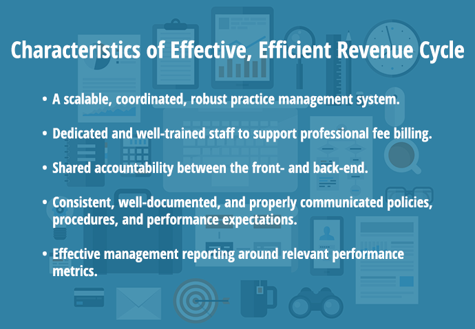 Attributes associated with an effective and efficient revenue cycle