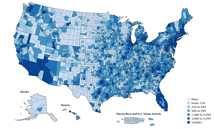 Medicare Shared Savings Program ACO Assigned Beneficiary Population by County